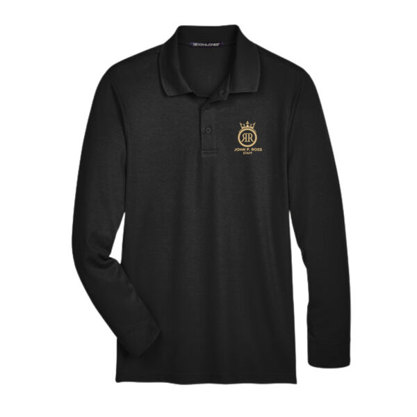 Embroidered Men's Long Sleeve Polo (Personalized) Thumbnail