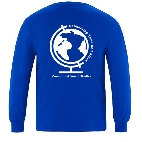Embroidered Canadian & World Studies Adult Long Sleeve  Thumbnail